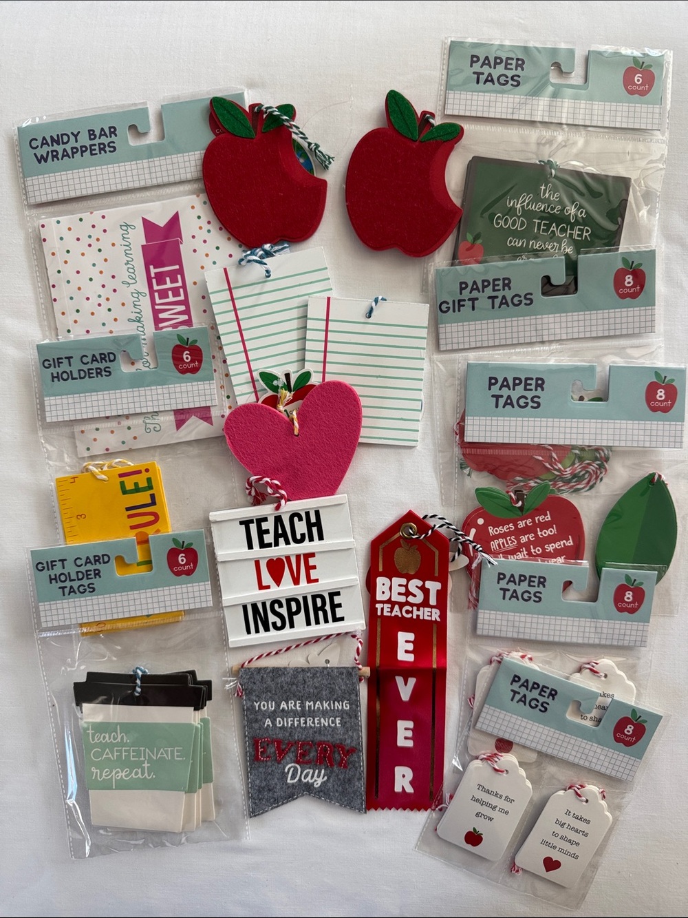 NWT Teacher Gift Tag Bundle - Appreciation / School Gifts